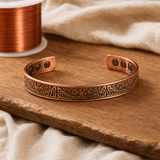 Pulseira de Cobre e Carvalho