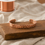 Pulseira de Cobre com Ranhura