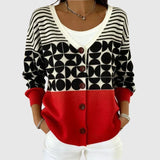 Jacqueline - Cardigan com botões em malha