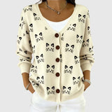 Océane - Cardigan com capuz em malha