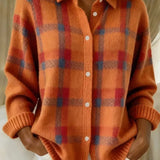 Megan | Cardigan Tricotado com Grande Botão