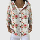 Rosalie - Cardigan com capuz em malha