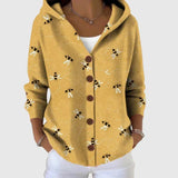 Perrine - Cardigan com capuz em malha