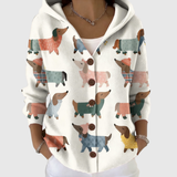 Delphine - Cardigan com capuz em malha
