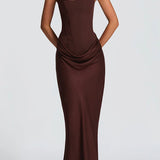 Éléonore | Maxi Vestido com Decote Quadrado