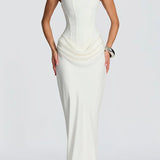 Éléonore | Maxi Vestido com Decote Quadrado