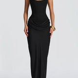 Éléonore | Maxi Vestido com Decote Quadrado