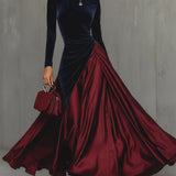 Lycrisia | Vestido Longo Bicolor