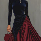 Lycrisia | Vestido Longo Bicolor