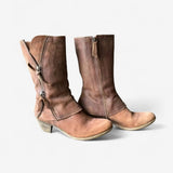 Amparo | Botas de Couro de Outono