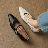 Tamsin | Ballerina Mary Jane com Ponta Fina