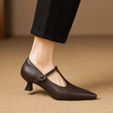 Tirea | Sapatos de salto em couro verdadeiro