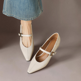 Tamsin | Ballerina Mary Jane com Ponta Fina