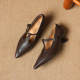 Tirea | Sapatos de salto em couro verdadeiro