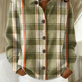 Cachecol | Cardigan xadrez com Botões
