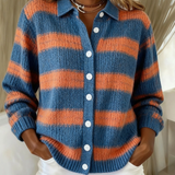 Livia | Gilet em Tricot Rayado