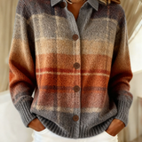 Endit | Cardigan Grande Bicolor Outonal