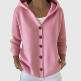 Lucienne - Cardigan com capuz em malha