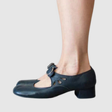 Daisy - Sapatos de couro Mary Jane
