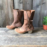 Amparo | Botas de Couro de Outono