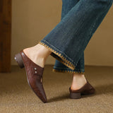 Olga | Mules em Couro Verdadeiro