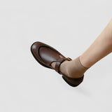 Avery - Sapatos ortopédicos Mary Jane com bico quadrado