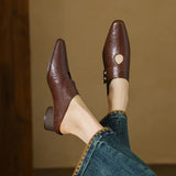 Olga | Mules em Couro Verdadeiro