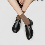 Avery - Sapatos ortopédicos Mary Jane com bico quadrado