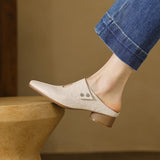 Olga | Mules em Couro Verdadeiro