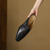 Olga | Mules em Couro Verdadeiro