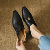 Olga | Mules em Couro Verdadeiro