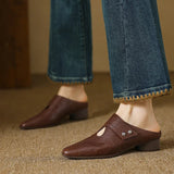 Olga | Mules em Couro Verdadeiro