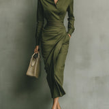 Caterina | Vestido maxi elegante e ajustado