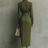 Caterina | Vestido maxi elegante e ajustado