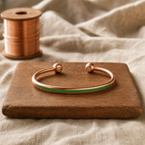 Pulseira de Cobre e Jade