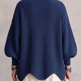 Isadora | Cardigan Sobredimensionado com Gola e Grandes Botões Metálicos