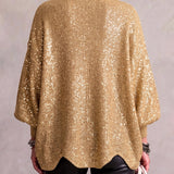 Isadora | Cardigan Sobredimensionado com Gola e Grandes Botões Metálicos