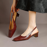 Ersa | Sapatos de salto em couro verdadeiro
